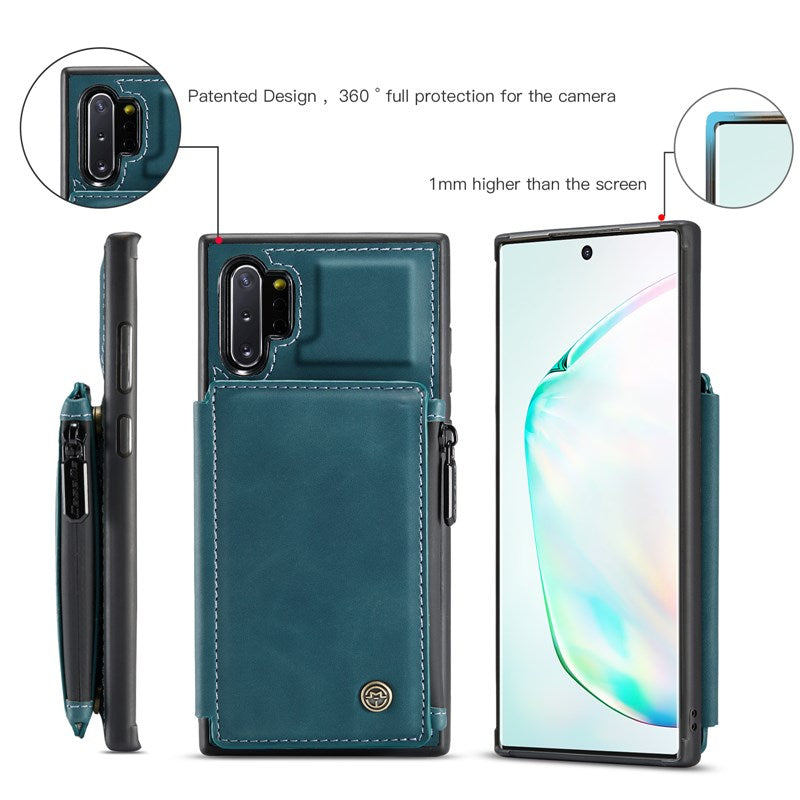 Neue luxuriöse multifunktionale Brieftaschen-Handyhülle für Samsung Note10 Plus