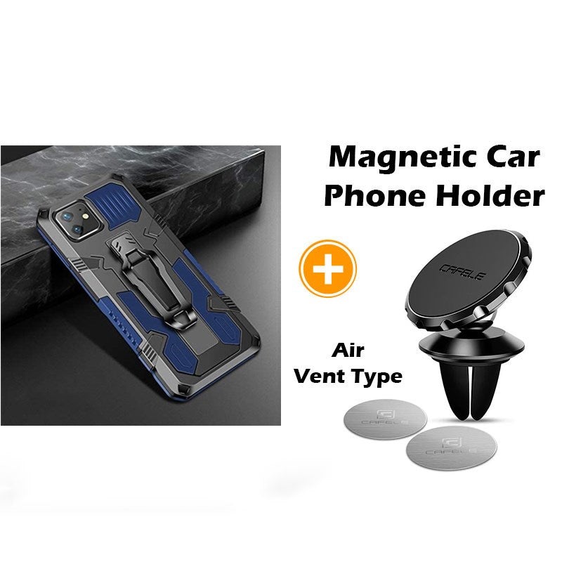 Phone Warrior Multifunktionale Halterung Gürtelclip Handyhülle für iPhone 12 Serie