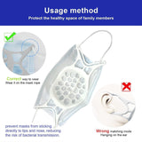 7th Generation 3D Silicone Softer Face Mask Bracket-Prevent Glasses From Fogging