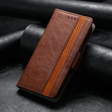 Magnetic Leather Phone Case For Samsung