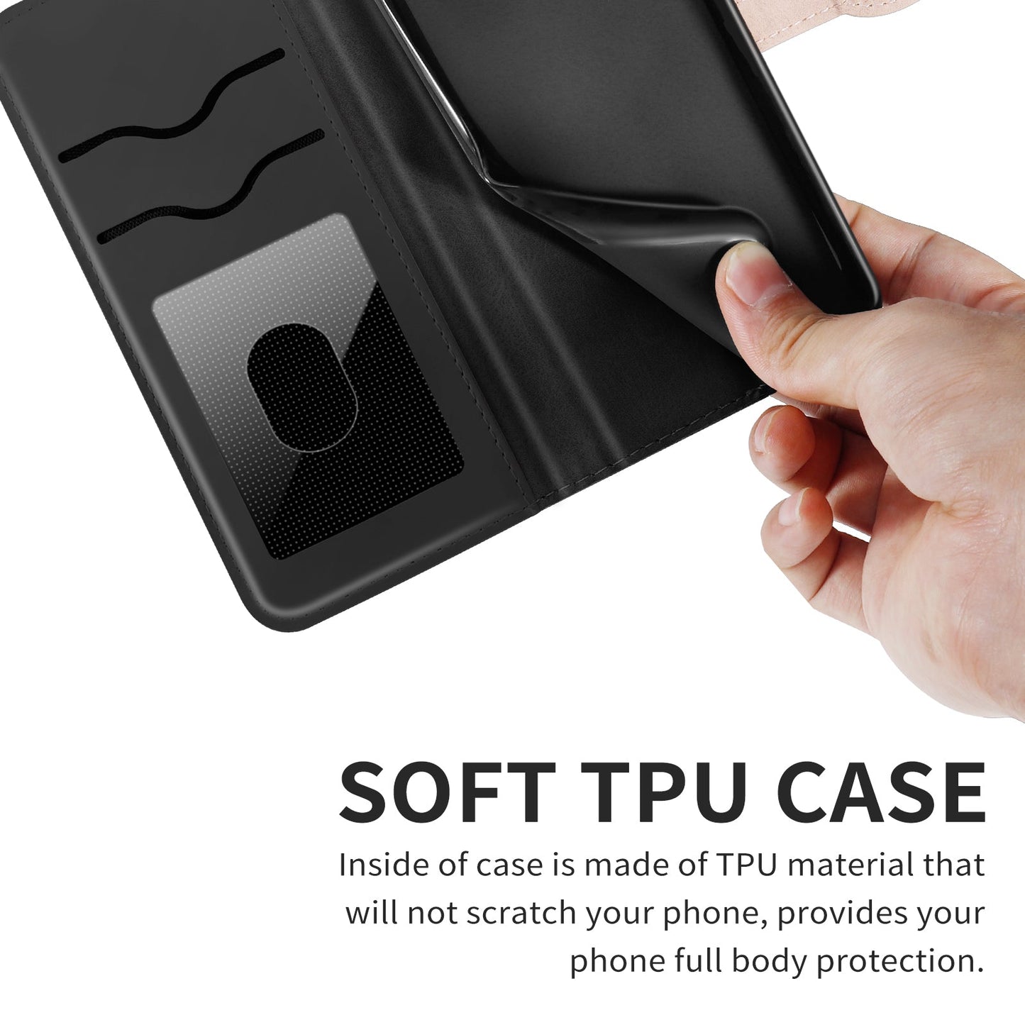 Neue 3D geprägte Lebensbaum-Brieftaschen-Handyhülle für iPhone