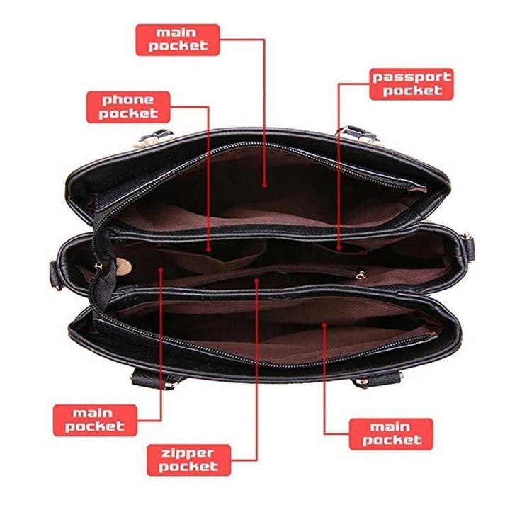 Damen-Lederhandtaschen Umhängetasche