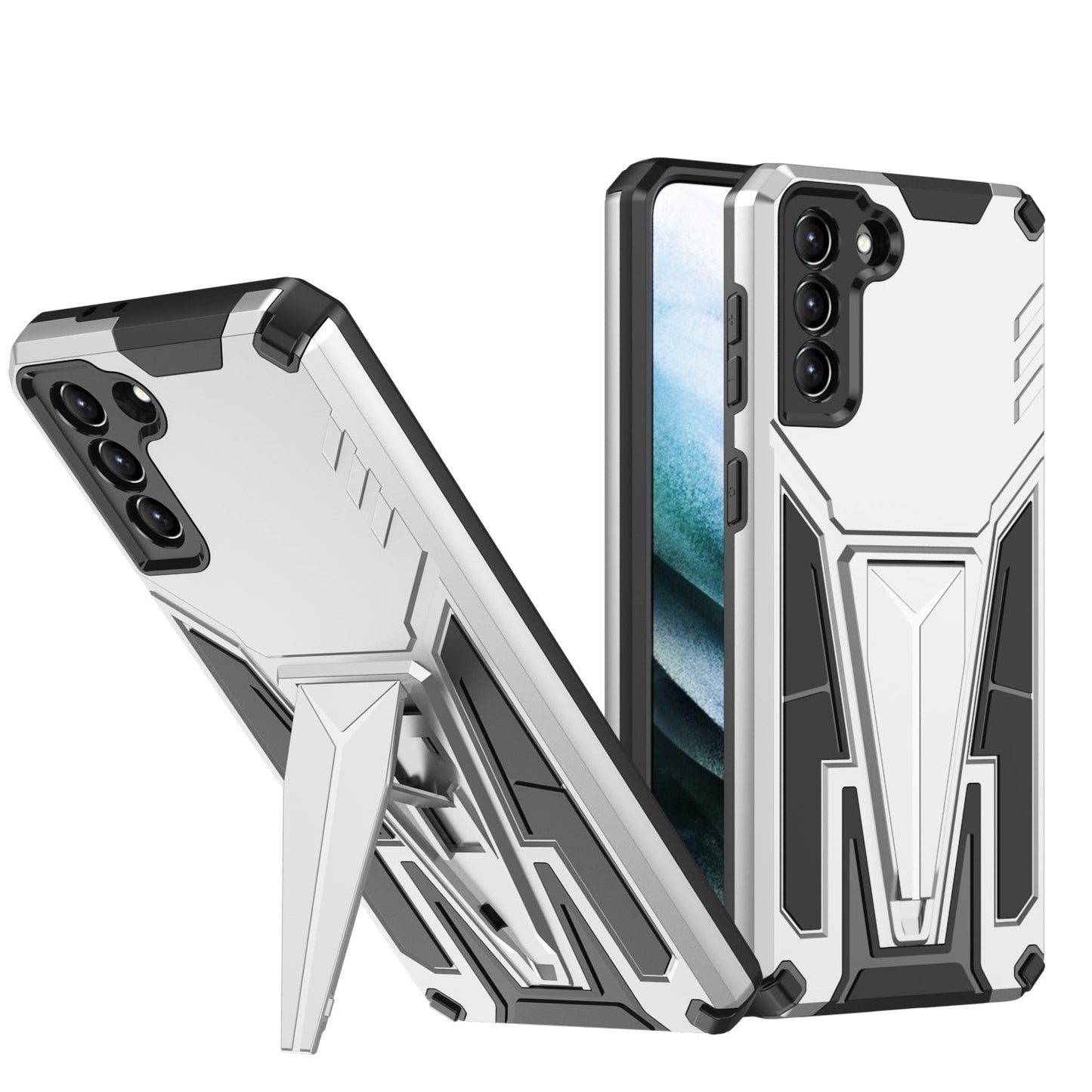 Neue außergewöhnliche Rüstungs-Halterung Magnetische Handyhülle für Samsung S21FE