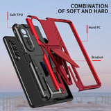 New Extraordinary Armor Bracket Magnetic Phone Case For Samsung Galaxy Z Fold3 5G