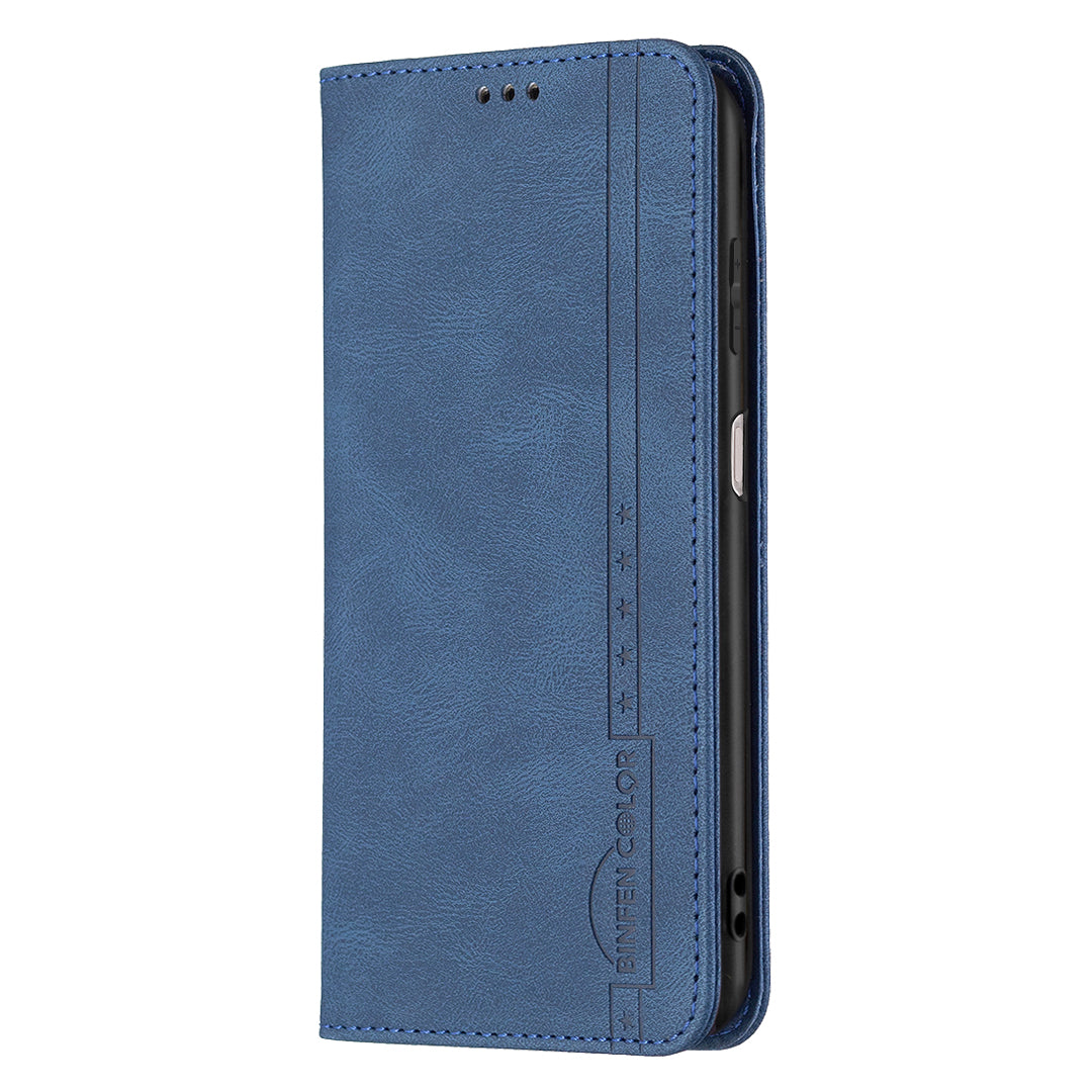 Neue RFID Magnet Leder Brieftasche Flip Hülle Für Samsung