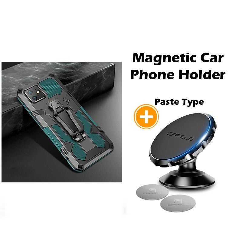 Phone Warrior Multifunktionale Halterung Gürtelclip Handyhülle für iPhone 12 Serie
