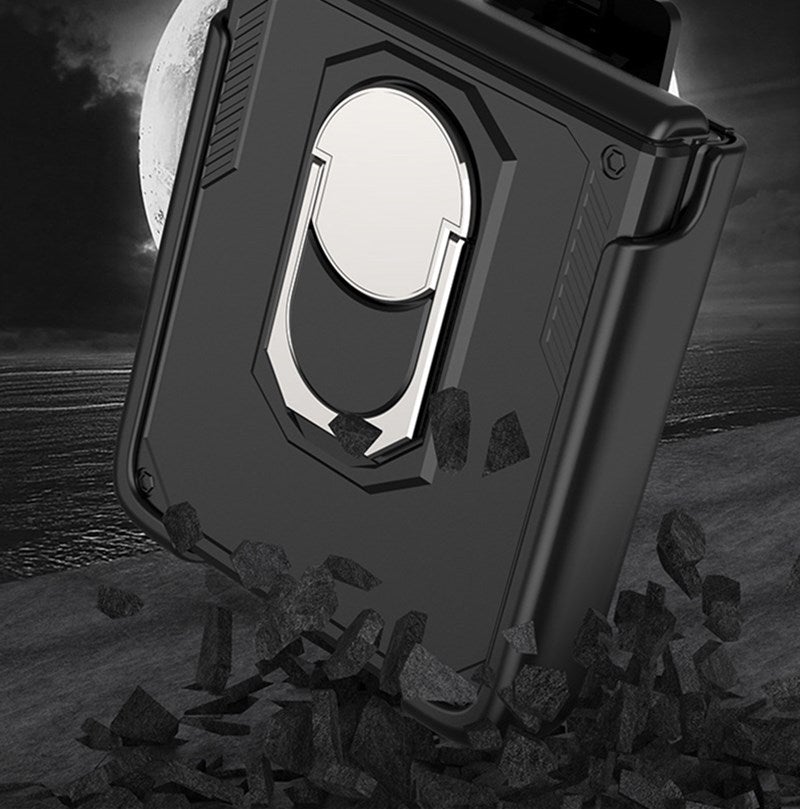 Coque Ultra Fine Pliable Anti-chute Tout Compris avec Clip Arrière pour Samsung Galaxy Z Flip3 5G