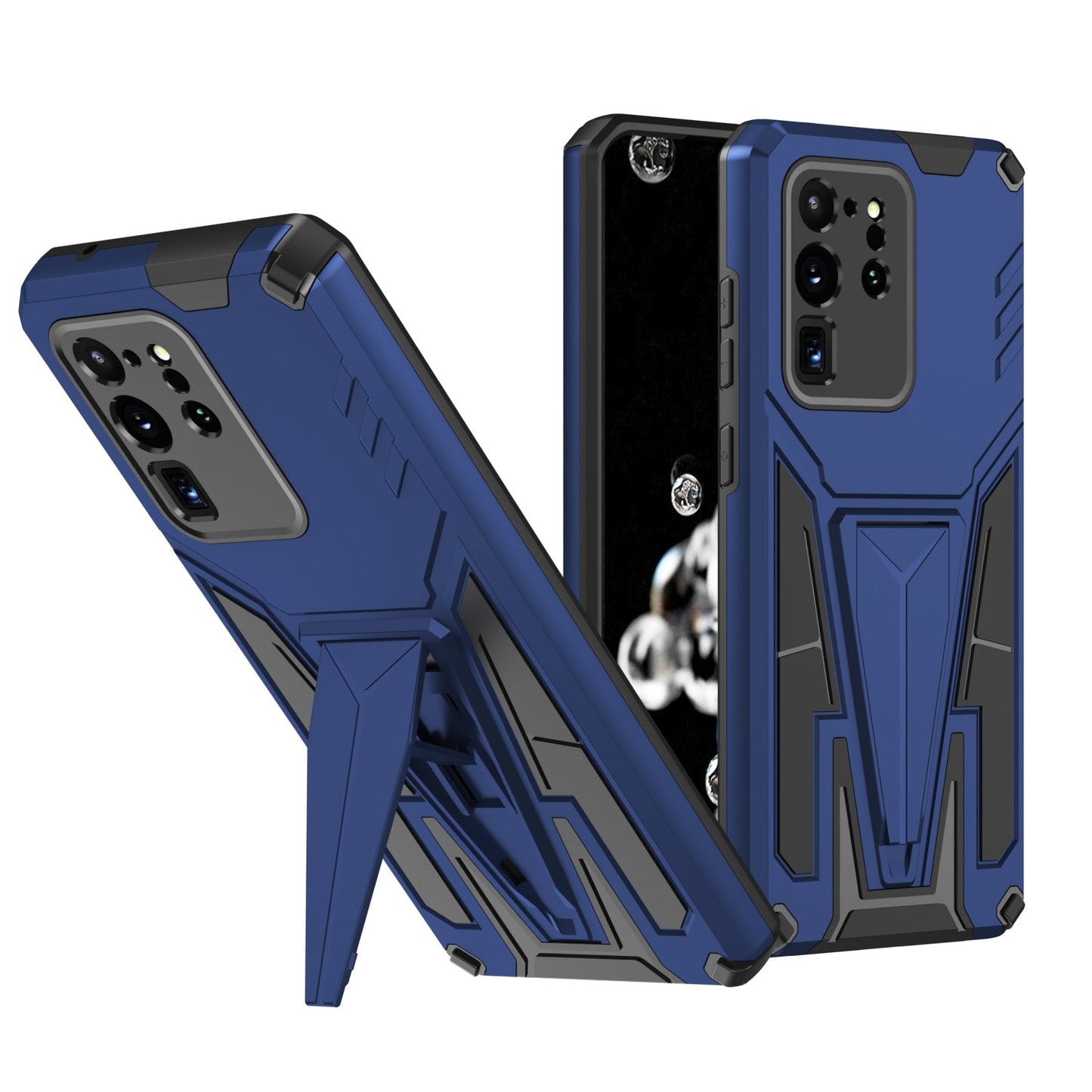 Neue außergewöhnliche Rüstungshalterung Magnetische Handyhülle für Samsung S20 Ultra