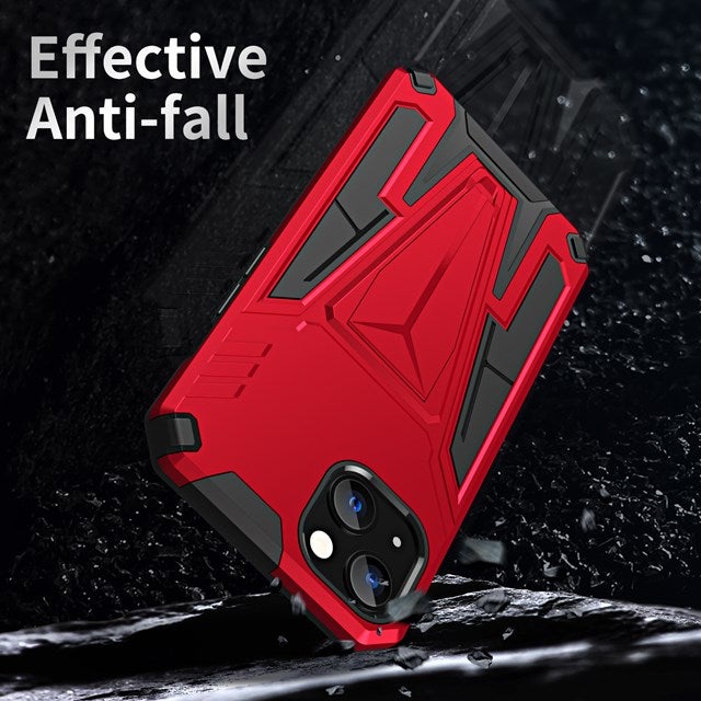 Neue Außergewöhnliche Armor Bracket Magnetische Handyhülle für iPhone 13