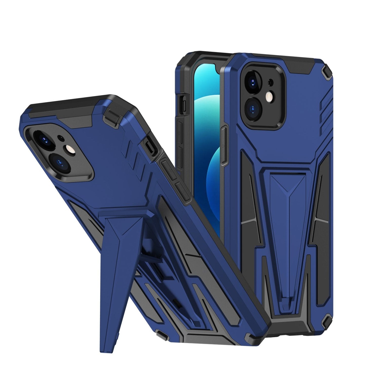 Nouvelle coque de téléphone magnétique avec support en armure extraordinaire pour iPhone