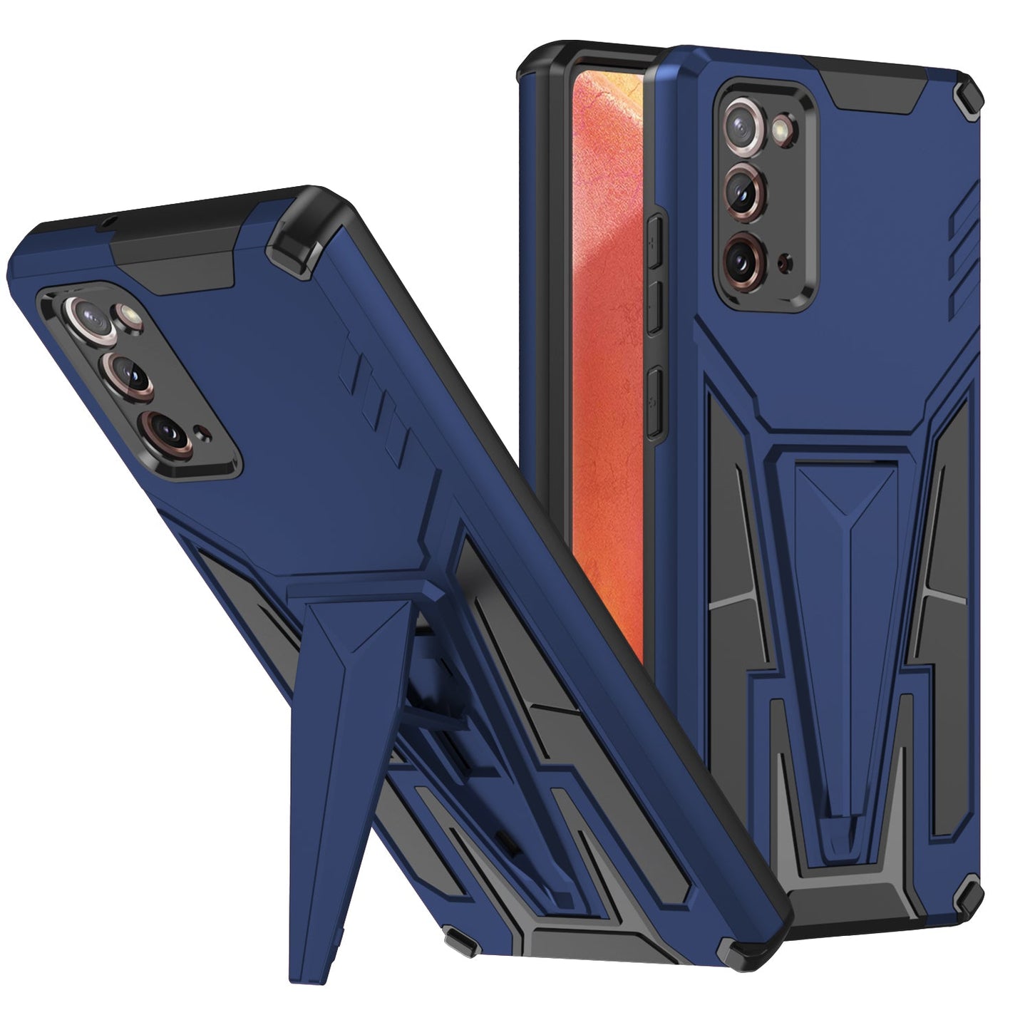 Neue außergewöhnliche Rüstung Halterung Magnetische Handyhülle für Samsung Note20