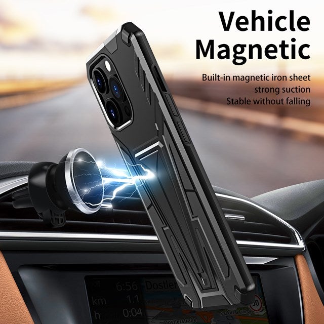 Neue außergewöhnliche Rüstungshülle Magnetische Handyhülle für iPhone 13 Pro