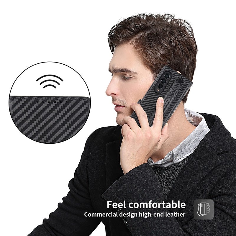 Neue 2-in-1 Leder Geldbörse Stift Slot Handyhülle für Samsung Galaxy Z Fold3 5G