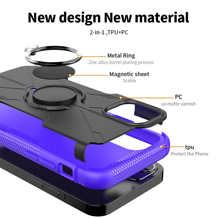 Robot 3-in-1 Heavy Duty Schutzhülle für iPhone 12