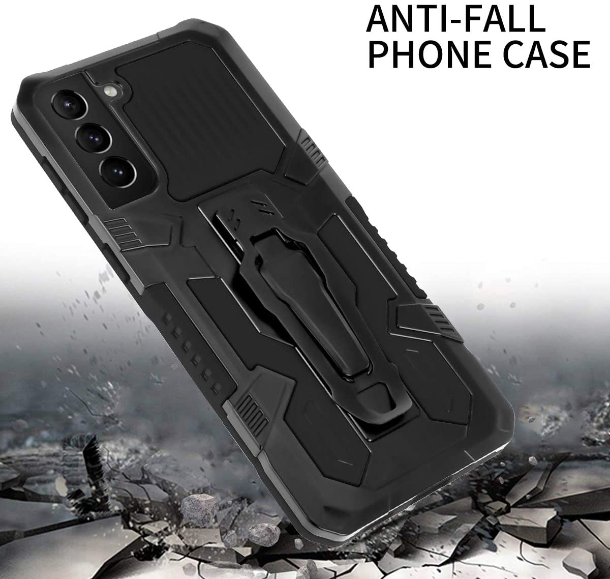 Phone Warrior Multifunktionale Gürtelclip-Hülle für Samsung S21FE