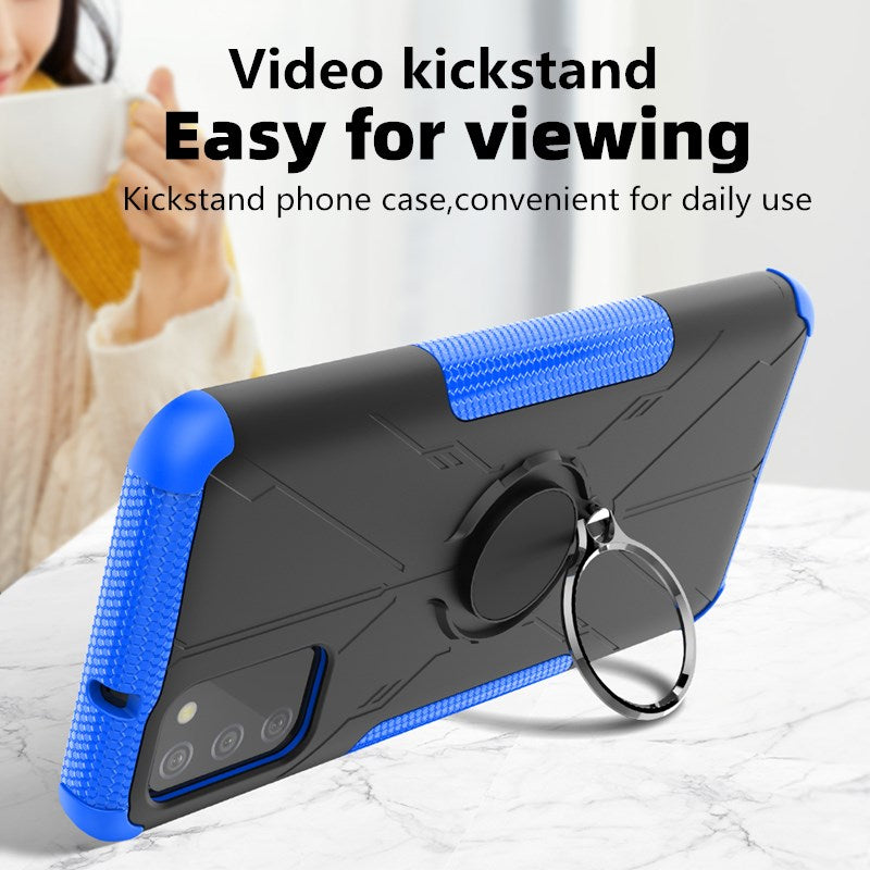 Étui Defender Robuste 3-en-1 Robot pour Samsung A02S