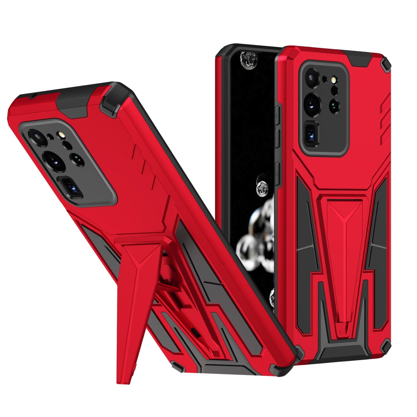 Neue außergewöhnliche Rüstungshalterung Magnetische Handyhülle für Samsung S20 Ultra