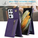 New Crossbody Zipper Wallet Phone Case For Samsung S21 Series