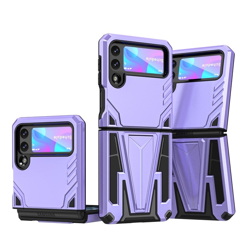 Neue Extraordinary Armor Bracket Magnetic Handyhülle für Samsung Galaxy Z Flip3 5G