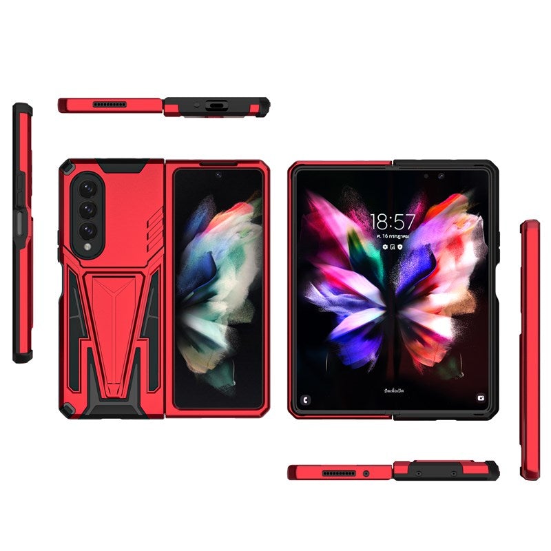 Neue außergewöhnliche magnetische Handyhülle mit Ständer für Samsung Galaxy Z Fold3 5G
