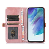 Multifunctional Split Magnetic Wallet Phone Case For Samsung S21FE