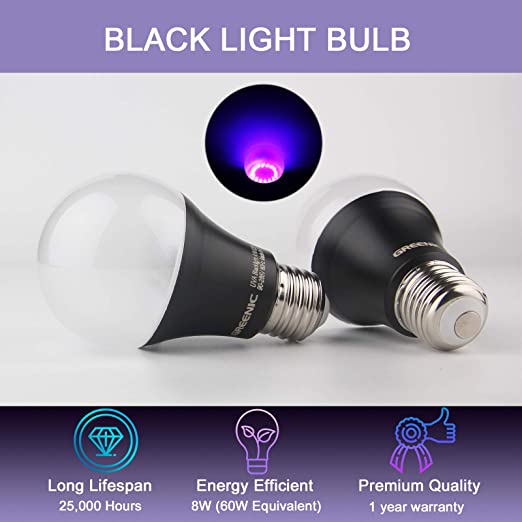UV LED Black Light Bulb
