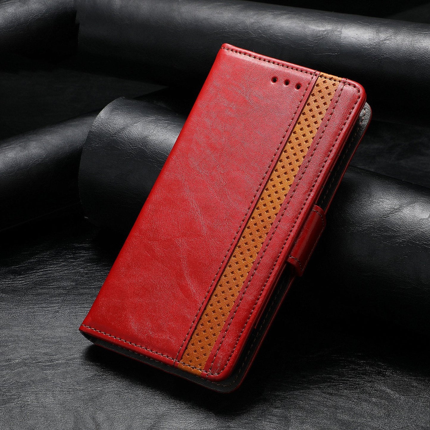 Magnetische Leder-Handyhülle für Samsung Galaxy Z Fold3 5G