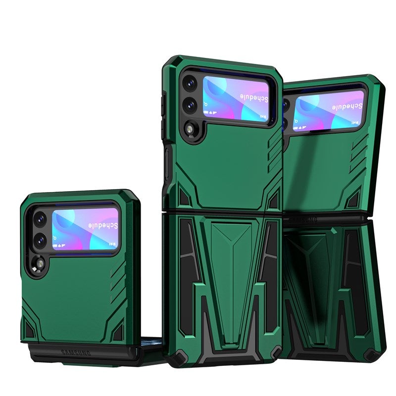 Neue Extraordinary Armor Bracket Magnetic Handyhülle für Samsung Galaxy Z Flip3 5G