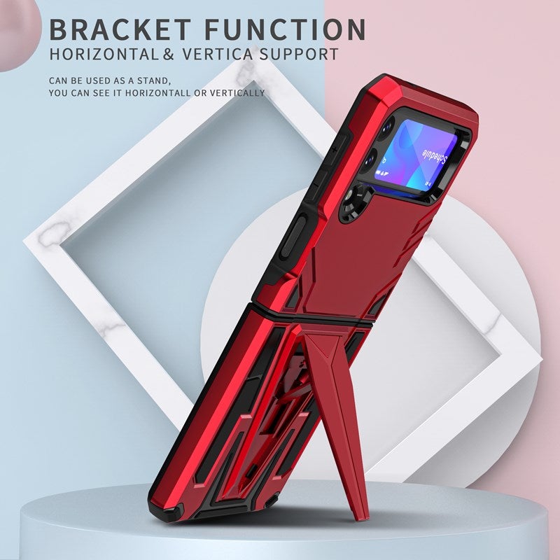 Neue Extraordinary Armor Bracket Magnetic Handyhülle für Samsung Galaxy Z Flip3 5G