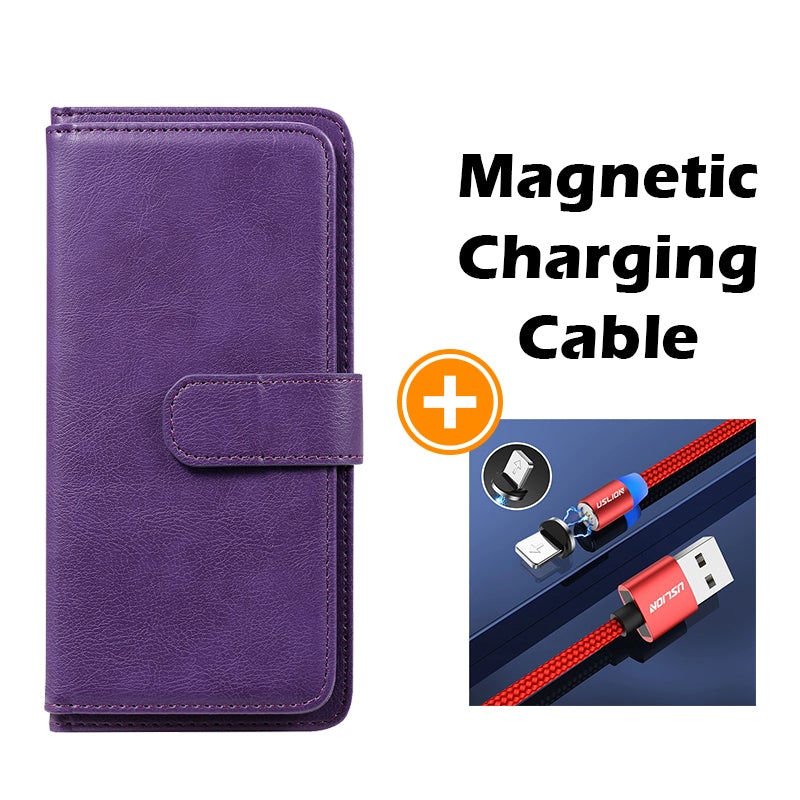 Multifunktionaler Brieftaschen-Handyhülle mit großer Kapazität für Samsung Galaxy A01