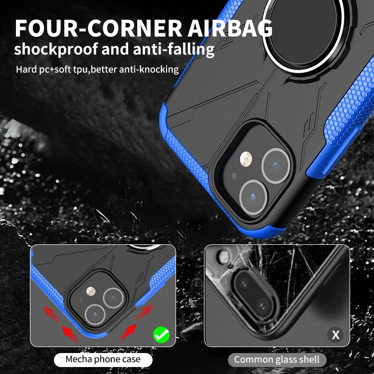 Robot 3-in-1 Heavy Duty Defender Hülle für iPhone 12 Mini