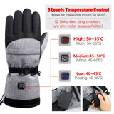 Adjustable Temp 40-55 °C Heated Gloves