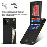 New Crossbody Zipper Wallet Phone Case For iPhone