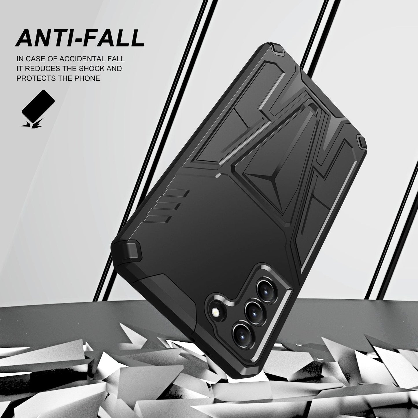 Neue außergewöhnliche Armor Bracket Magnetische Handyhülle für Samsung