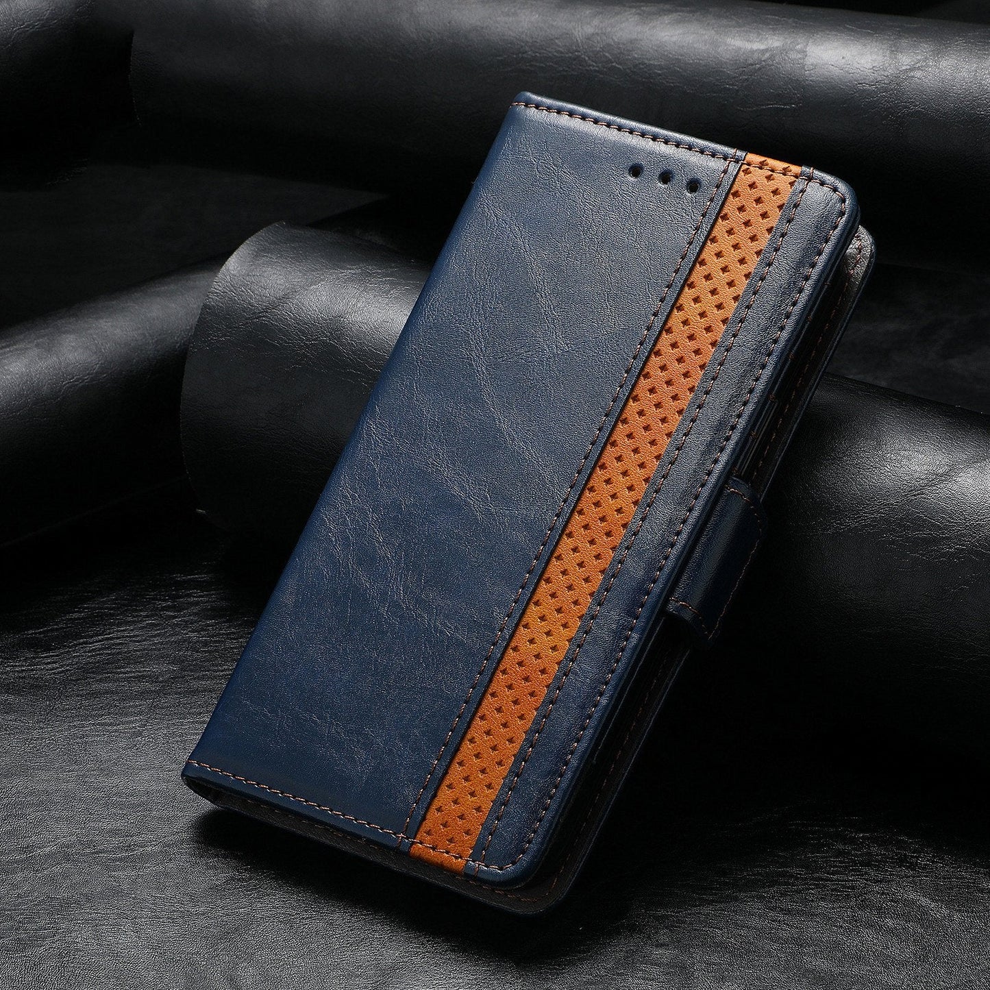 Magnetische Leder-Handyhülle für Samsung Galaxy Z Fold3 5G