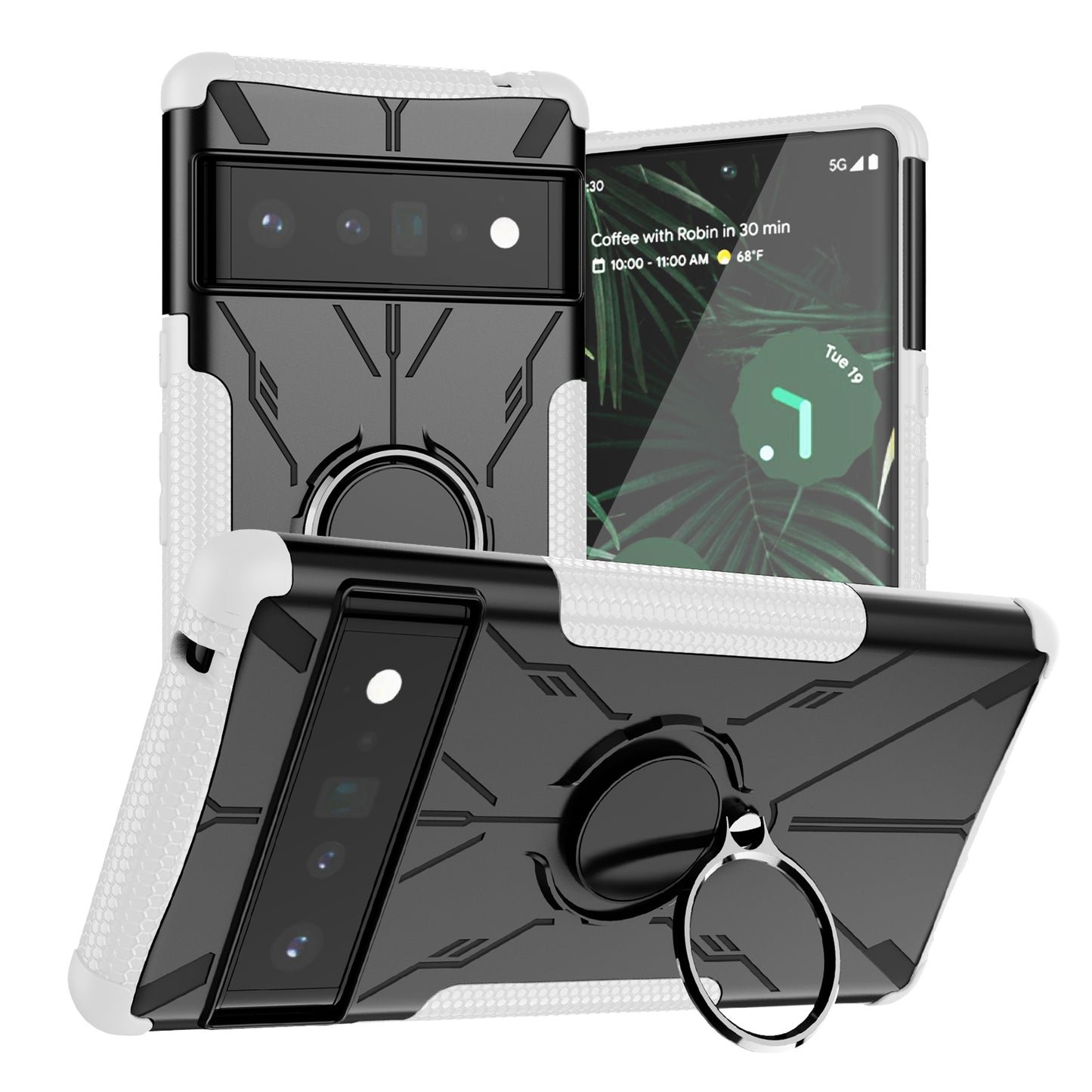 3-in-1 Heavy Duty Defender Roboter-Hülle für Google Pixel 6 Pro