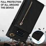 New Crossbody Zipper Wallet Phone Case For Samsung S10E