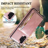 New Upgrade Multifunctional Wallet Zipper Phone Case  For Samsung A32 5G