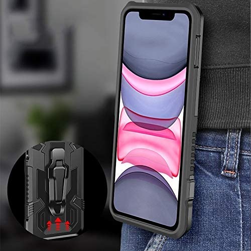 Phone Warrior Multifunktionale Halterung Gürtelclip Handyhülle für iPhone 12 Serie