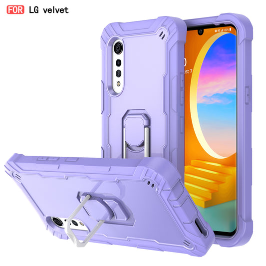 Hardware Bracket Shockproof Case For LG Velvet 5G