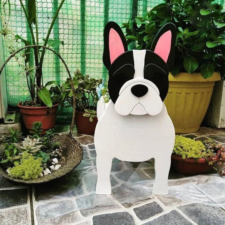 Garden Dog Planter Pot