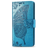 Luxury Embossed Butterfly Leather Wallet Flip Case For Samsung Galaxy S10