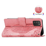 Luxury Embossed Butterfly Leather Wallet Flip Case For Samsung A02S (EU)