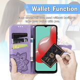 Luxury Embossed Butterfly Leather Wallet Flip Case For Samsung Galaxy S21 Series