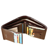 Upgrade RFID Male Genuine Leather Wallets
