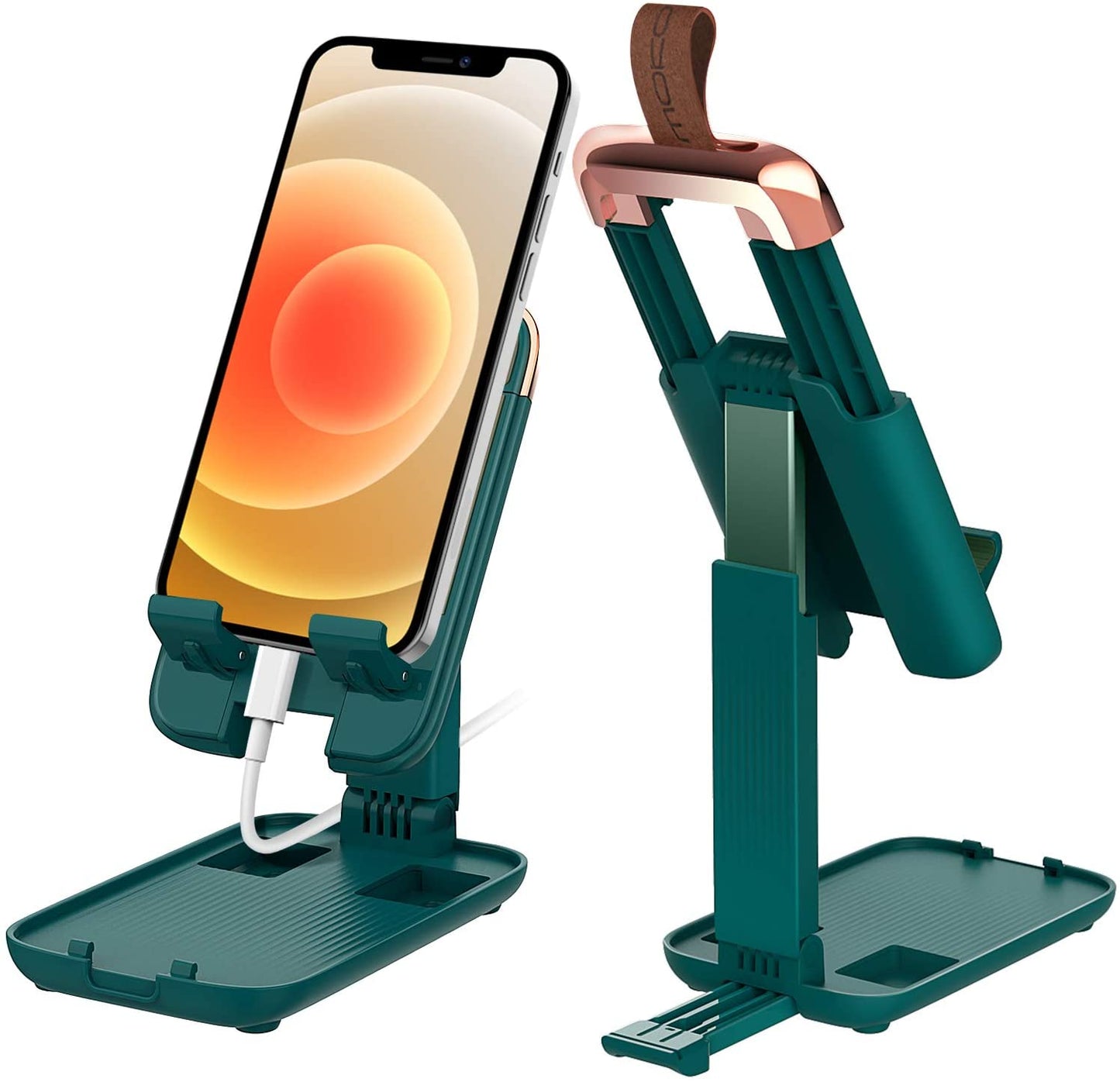 Mini support pliable télescopique pour téléphone et tablette