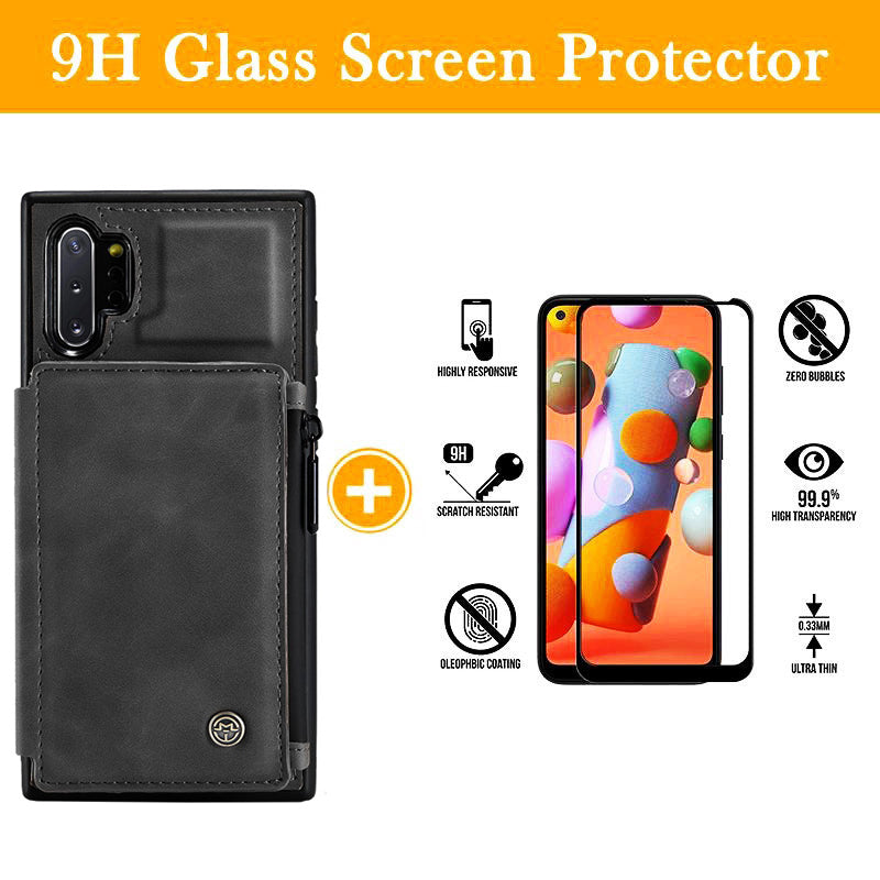 Neue luxuriöse multifunktionale Brieftaschen-Handyhülle für Samsung Note10 Plus