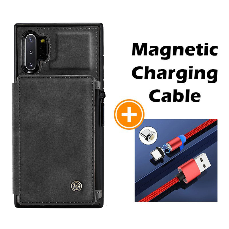 Neue luxuriöse multifunktionale Brieftaschen-Handyhülle für Samsung Note10 Plus