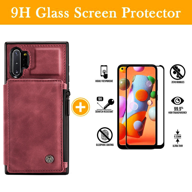 Neue luxuriöse multifunktionale Brieftaschen-Handyhülle für Samsung Note10 Plus