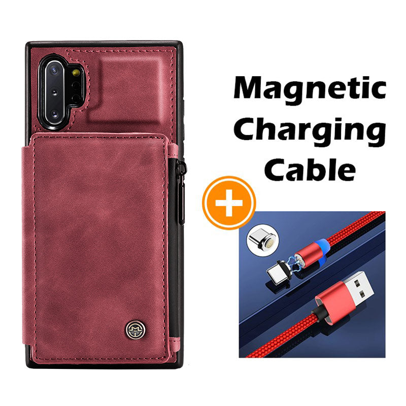 Neue luxuriöse multifunktionale Brieftaschen-Handyhülle für Samsung Note10 Plus